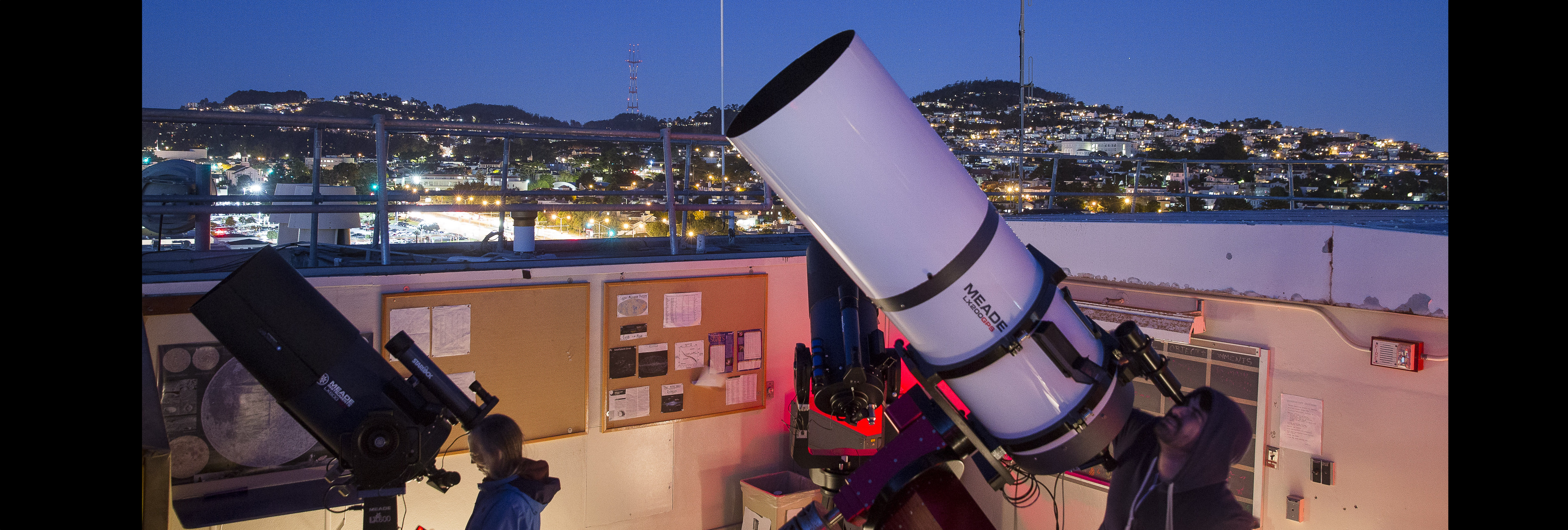 SFSU Observatory at night