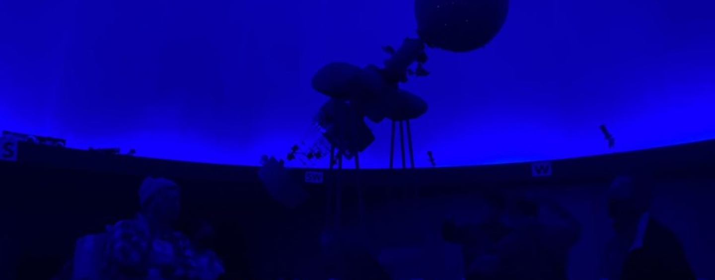 Planetarium show in progress