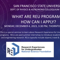 REU colloquium