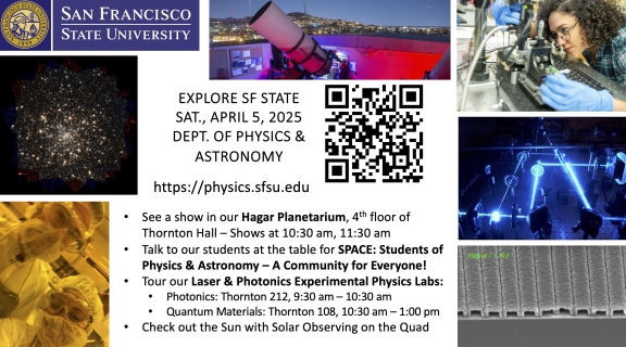 Explore SF State Physics & Astronomy